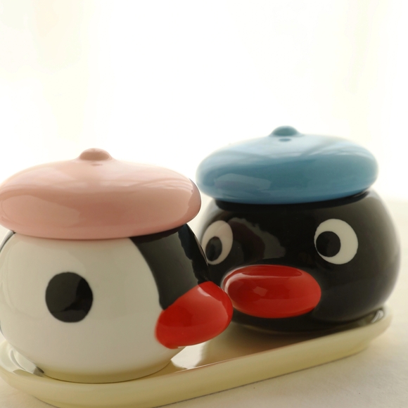 Pingu Pinga Ceramic Set Of 2 With Box - Picture 3 of 4
